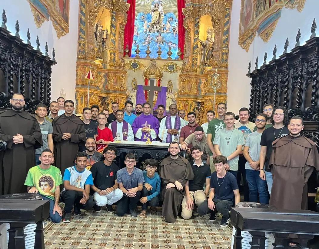 Foto do Encontro Vocacional Carmelitano em Recife/Pe, dia 25 de fevereiro de 2024